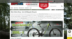 Desktop Screenshot of bikepark-shop.de